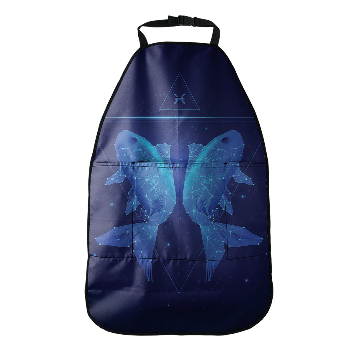 Pisces Horoscope Sign Print Car Seat Organizers