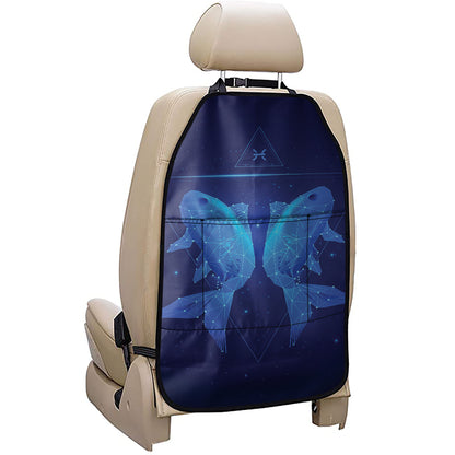Pisces Horoscope Sign Print Car Seat Organizers