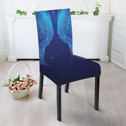 Pisces Horoscope Sign Print Dining Chair Slipcover