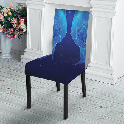 Pisces Horoscope Sign Print Dining Chair Slipcover