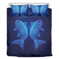 Pisces Horoscope Sign Print Duvet Cover Bedding Set