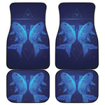Pisces Horoscope Sign Print Front and Back Car Floor Mats