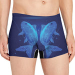 Pisces Horoscope Sign Print Men's Boxer Briefs