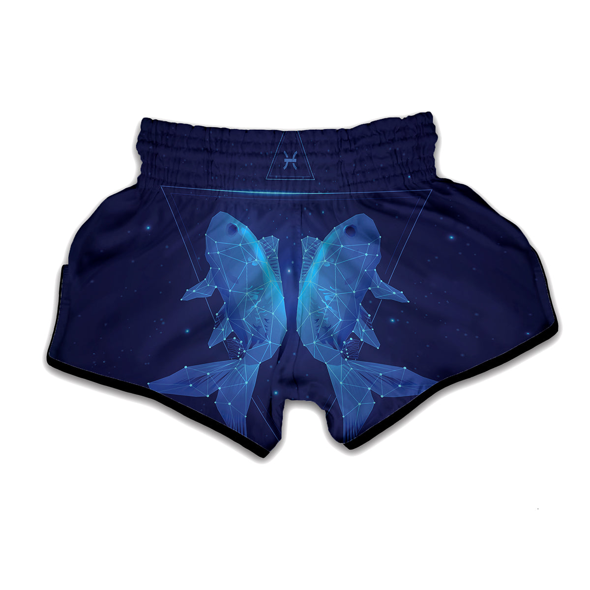 Pisces Horoscope Sign Print Muay Thai Boxing Shorts