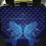 Pisces Horoscope Sign Print Pet Car Back Seat Cover