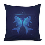 Pisces Horoscope Sign Print Pillow Cover
