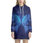 Pisces Horoscope Sign Print Pullover Hoodie Dress