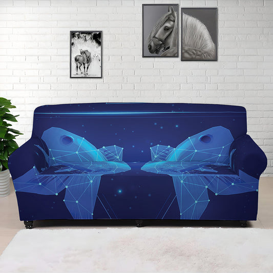 Pisces Horoscope Sign Print Sofa Cover
