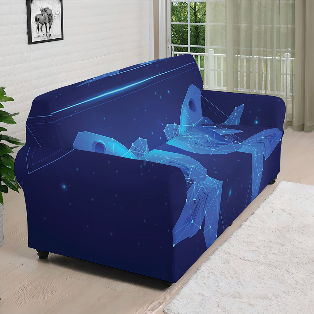 Pisces Horoscope Sign Print Sofa Cover