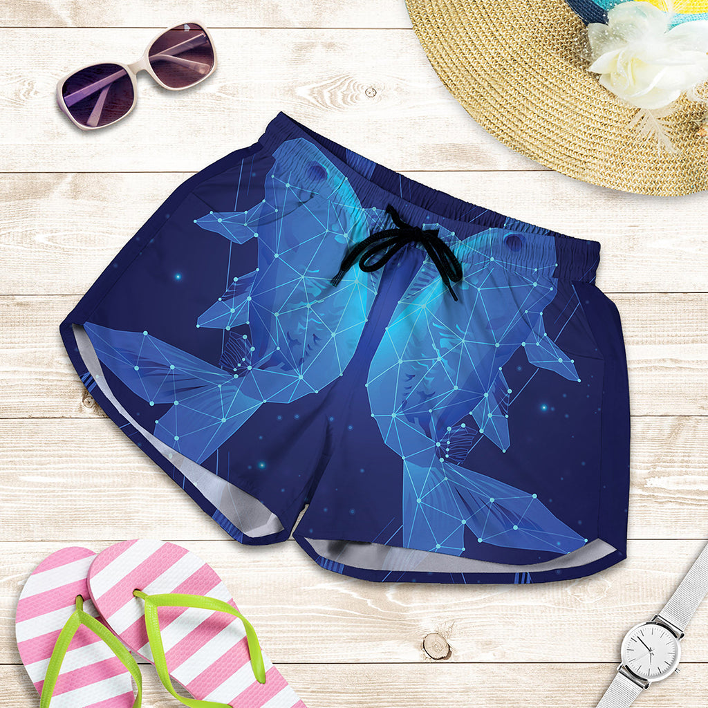 Pisces Horoscope Sign Print Women's Shorts