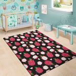 Pitaya Pattern Print Area Rug