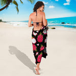 Pitaya Pattern Print Beach Sarong Wrap