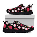Pitaya Pattern Print Black Running Shoes