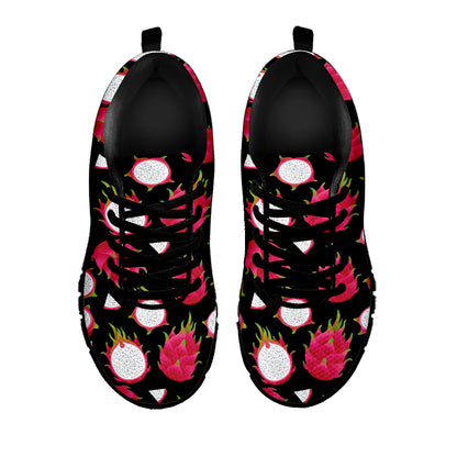 Pitaya Pattern Print Black Sneakers