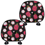 Pitaya Pattern Print Car Headrest Covers