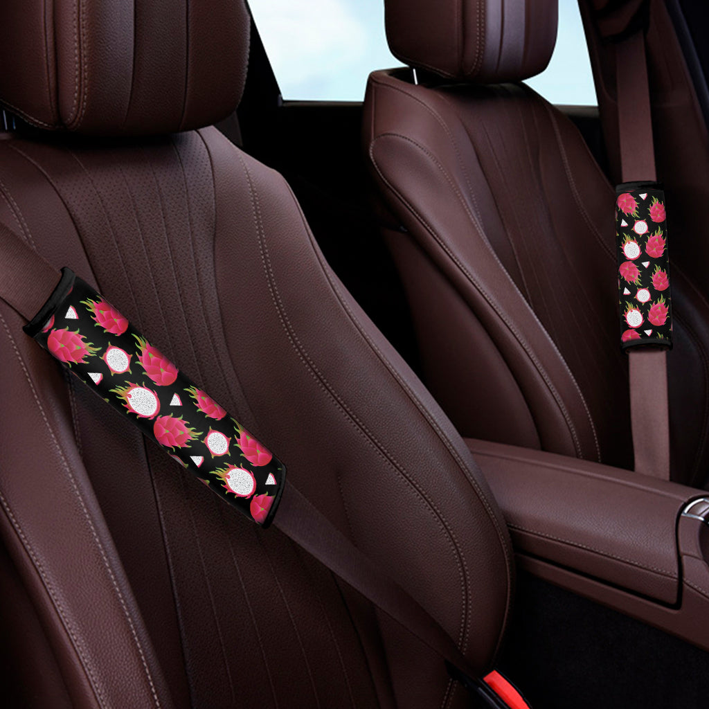 Pitaya Pattern Print Car Seat Belt Covers