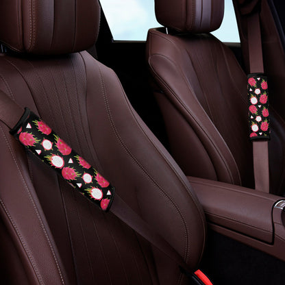 Pitaya Pattern Print Car Seat Belt Covers