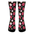 Pitaya Pattern Print Crew Socks