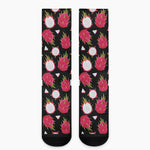 Pitaya Pattern Print Crew Socks