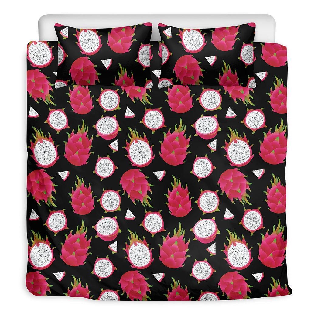 Pitaya Pattern Print Duvet Cover Bedding Set