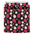 Pitaya Pattern Print Duvet Cover Bedding Set