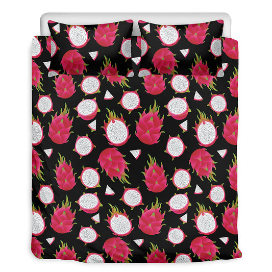 Pitaya Pattern Print Duvet Cover Bedding Set