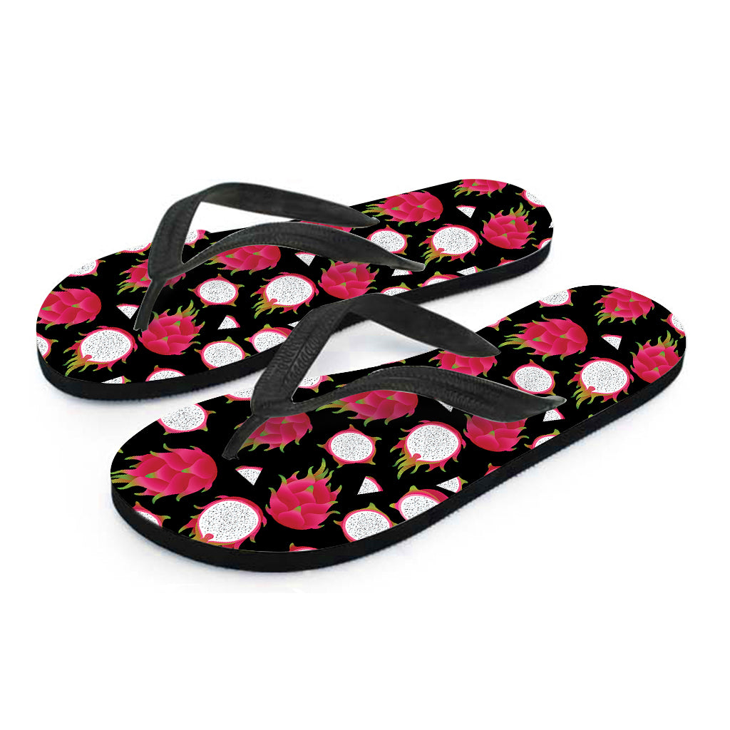 Pitaya Pattern Print Flip Flops