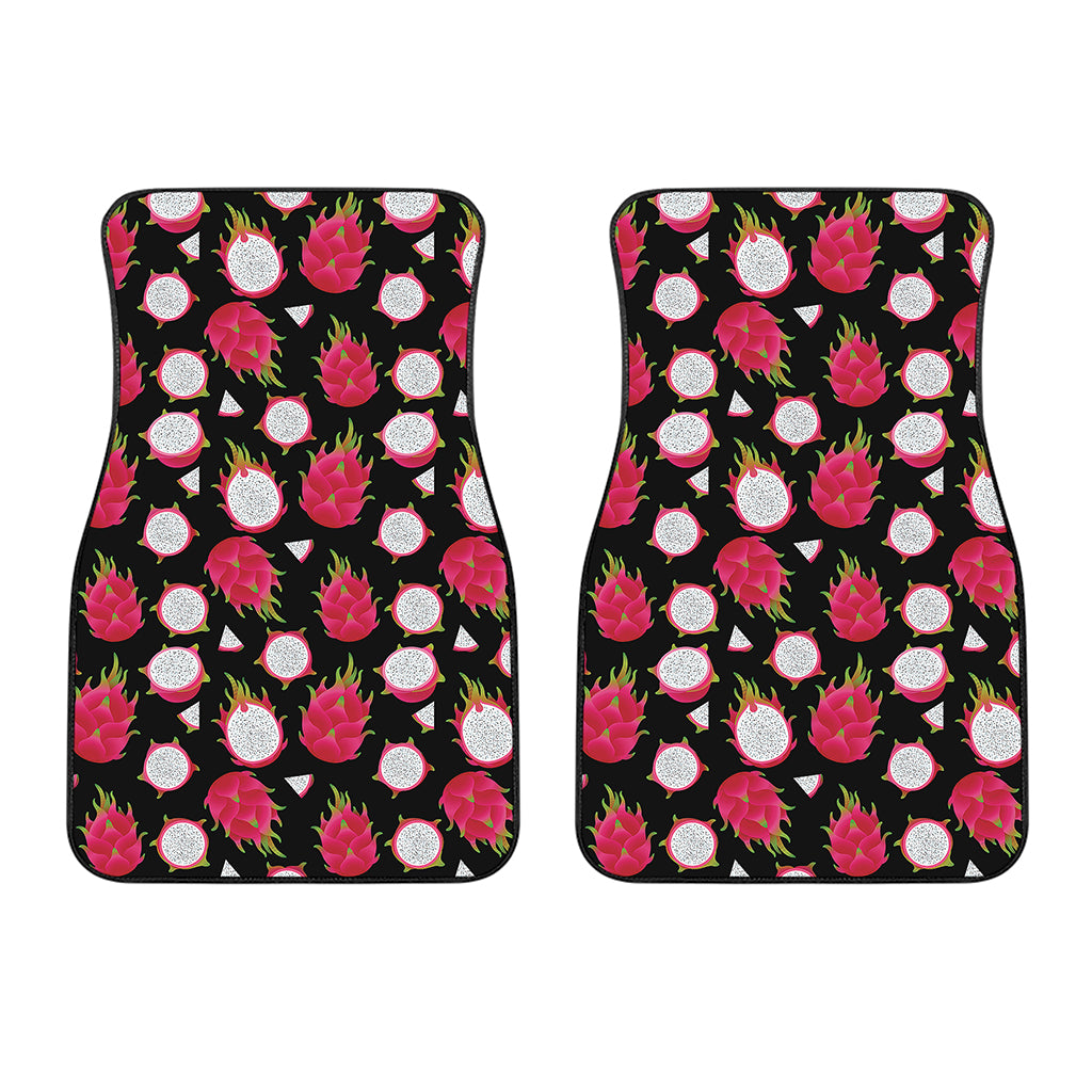 Pitaya Pattern Print Front Car Floor Mats