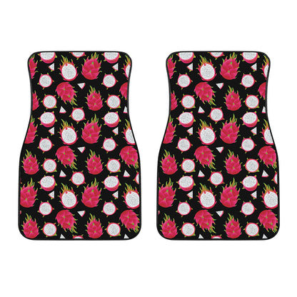 Pitaya Pattern Print Front Car Floor Mats