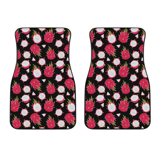 Pitaya Pattern Print Front Car Floor Mats