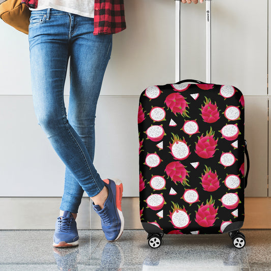 Pitaya Pattern Print Luggage Cover