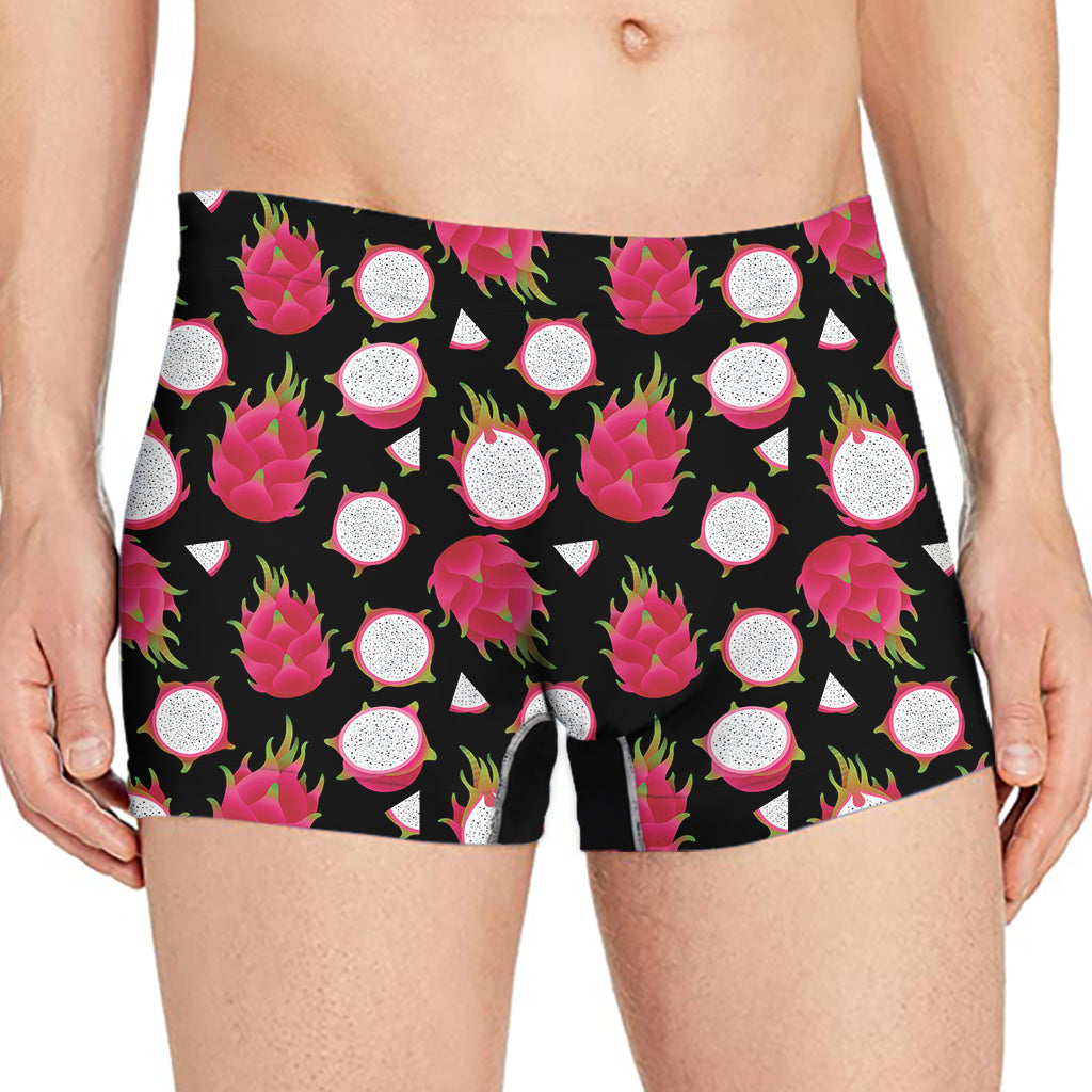 Pitaya Pattern Print Men's Boxer Briefs