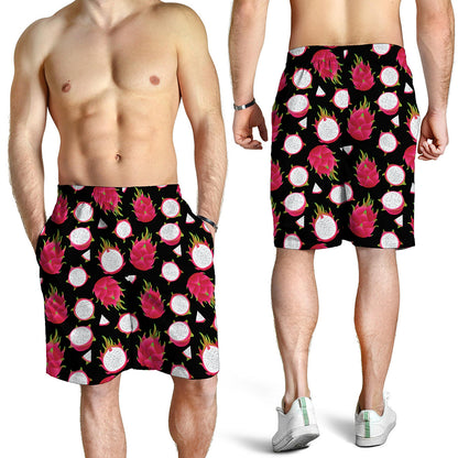 Pitaya Pattern Print Men's Shorts