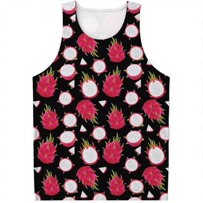 Pitaya Pattern Print Men's Tank Top