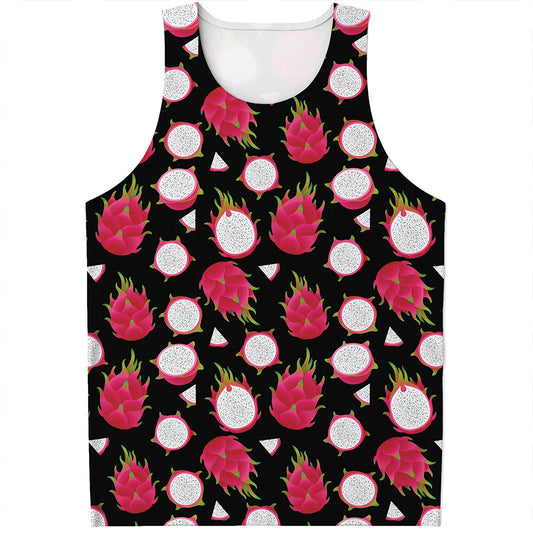 Pitaya Pattern Print Men's Tank Top
