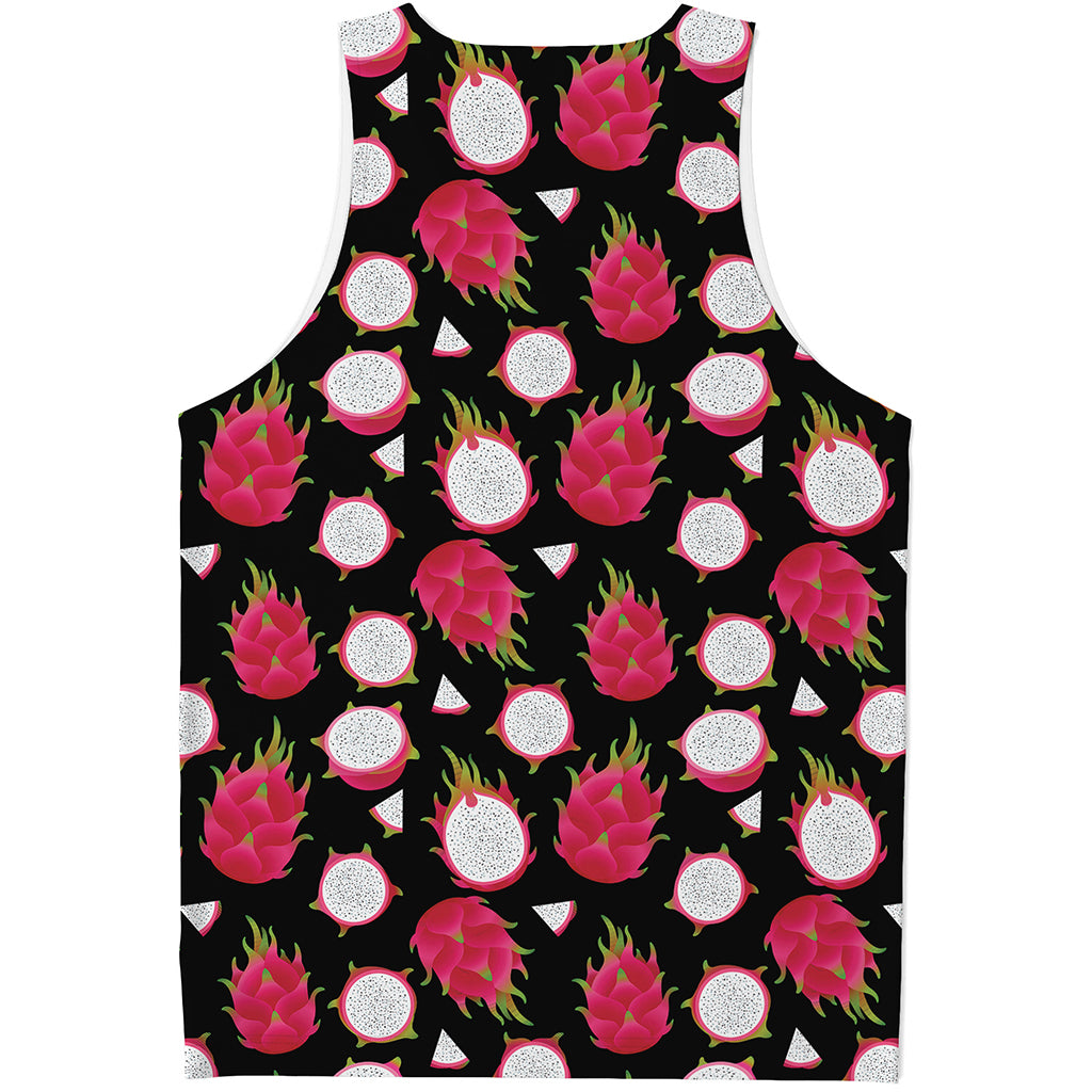 Pitaya Pattern Print Men's Tank Top