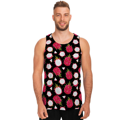 Pitaya Pattern Print Men's Tank Top