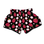 Pitaya Pattern Print Muay Thai Boxing Shorts