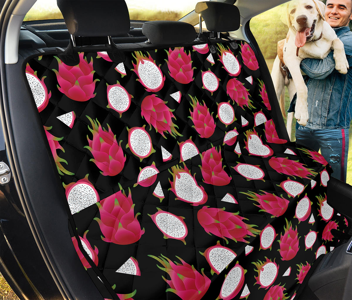 Pitaya Pattern Print Pet Car Back Seat Cover