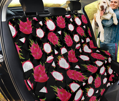 Pitaya Pattern Print Pet Car Back Seat Cover
