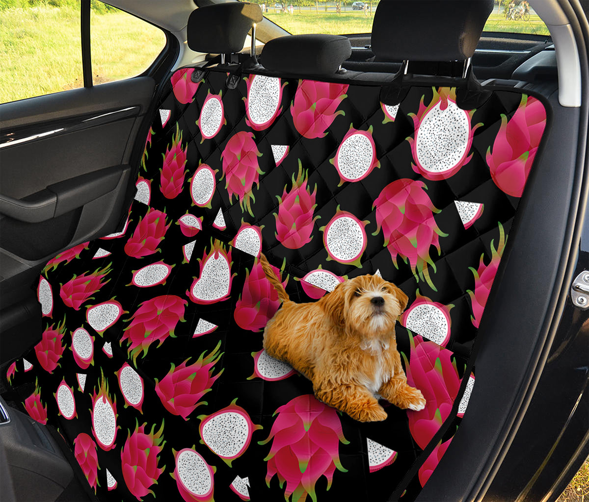 Pitaya Pattern Print Pet Car Back Seat Cover