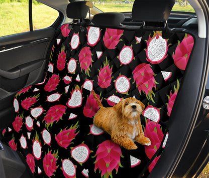 Pitaya Pattern Print Pet Car Back Seat Cover