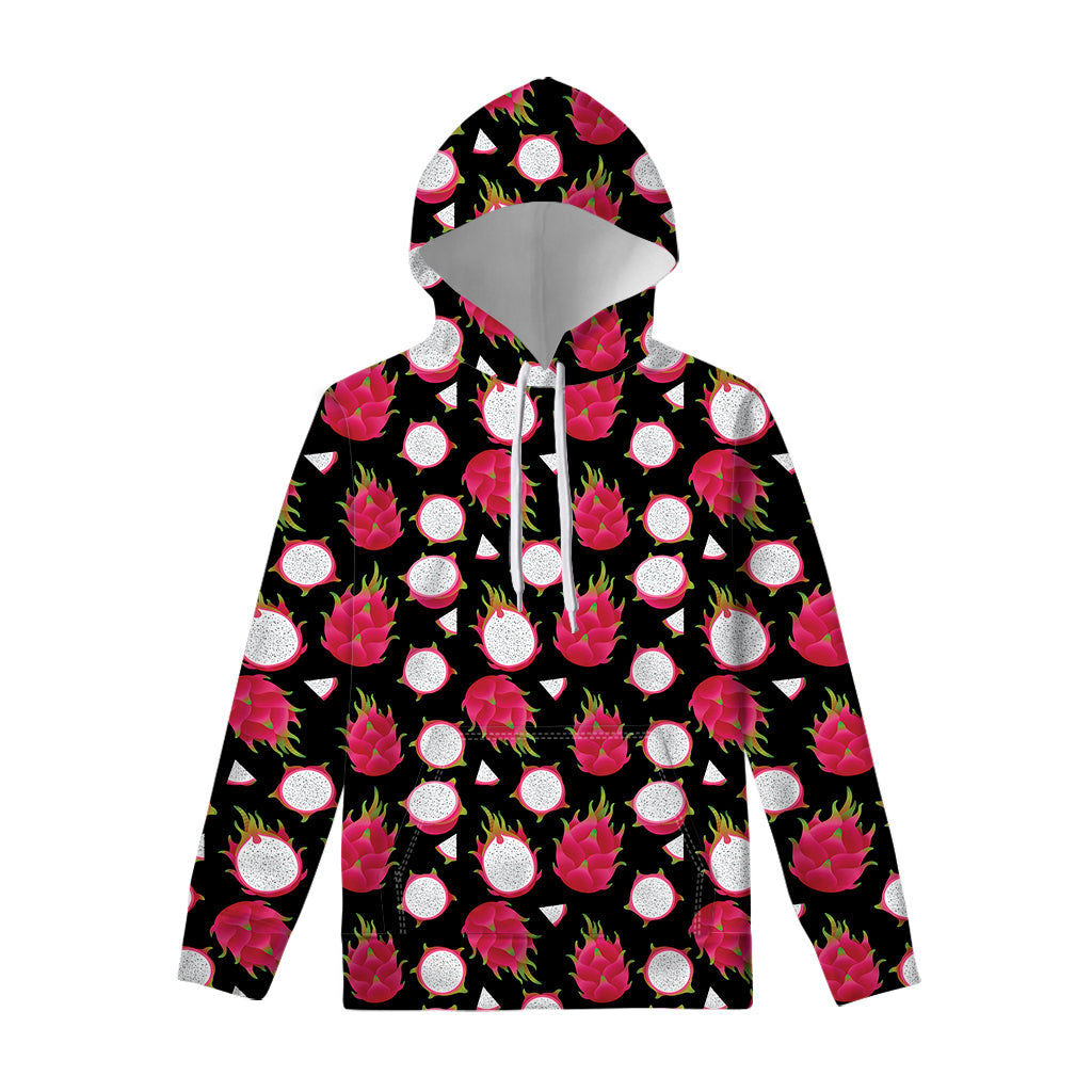 Pitaya Pattern Print Pullover Hoodie