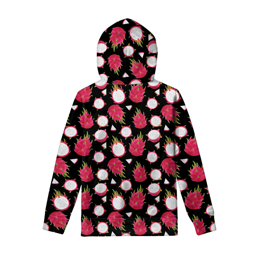 Pitaya Pattern Print Pullover Hoodie