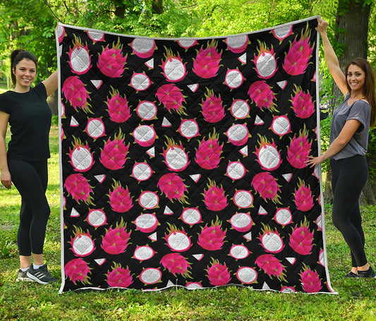 Pitaya Pattern Print Quilt