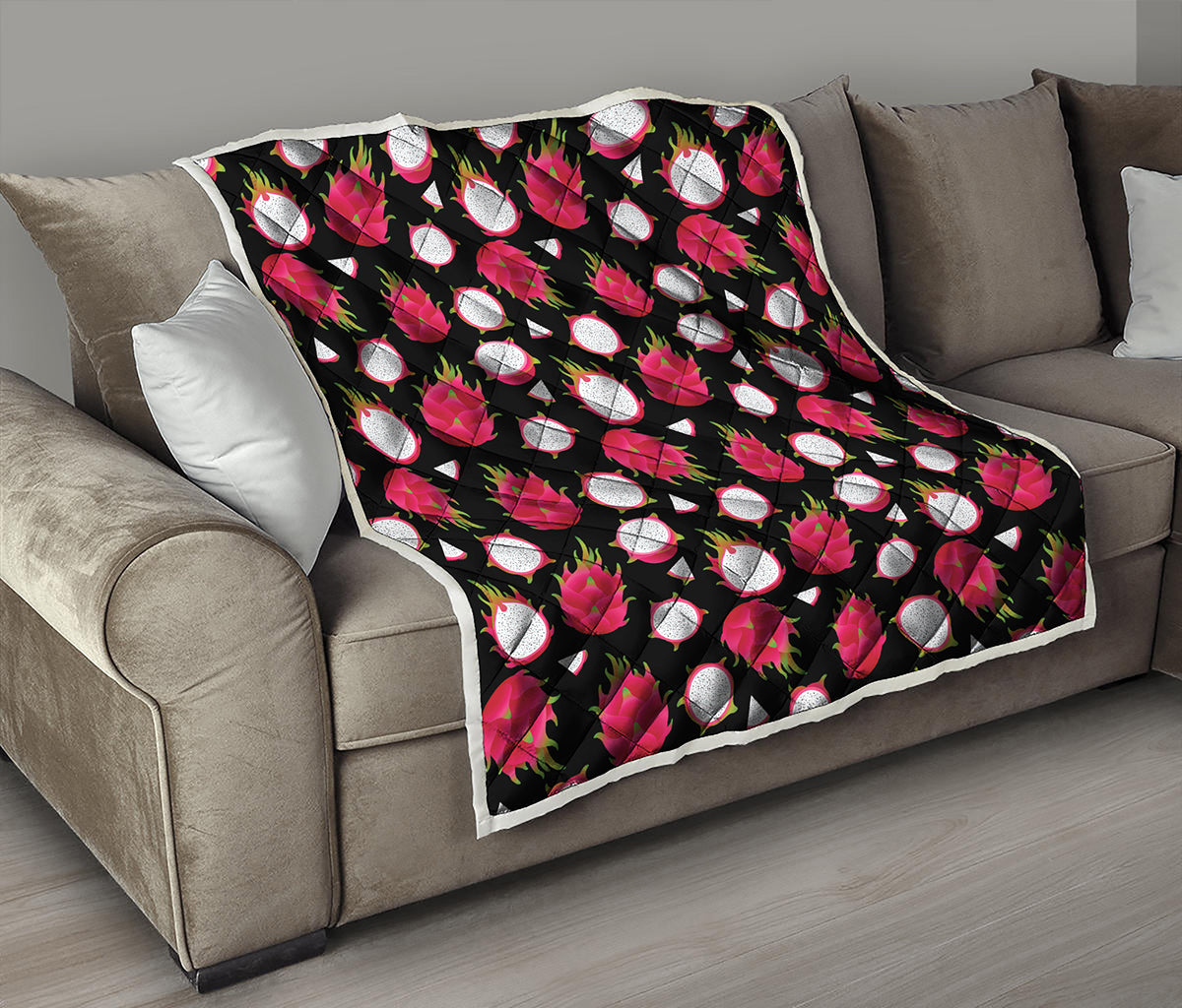Pitaya Pattern Print Quilt