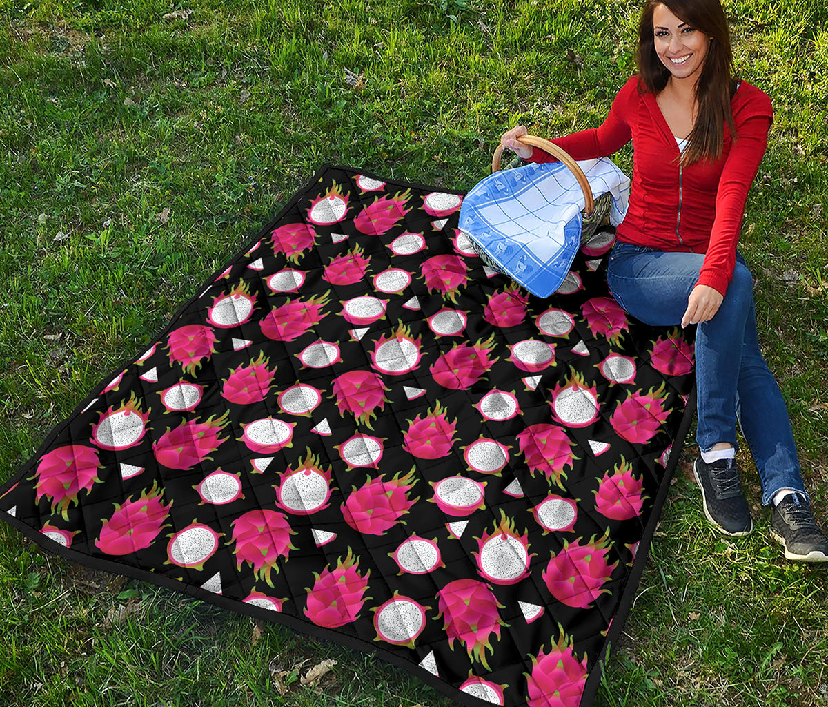 Pitaya Pattern Print Quilt