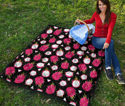 Pitaya Pattern Print Quilt