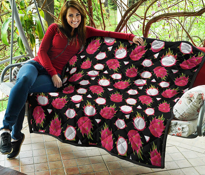 Pitaya Pattern Print Quilt