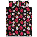 Pitaya Pattern Print Quilt Bed Set